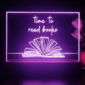 ADVPRO Time to read books Tabletop LED neon sign st5-j5071 - Purple