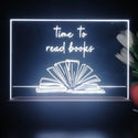 ADVPRO Time to read books Tabletop LED neon sign st5-j5071 - White