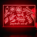 ADVPRO Deep breath and rest Tabletop LED neon sign st5-j5072 - Red