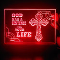 ADVPRO God has a sentence for your life Tabletop LED neon sign st5-j5076 - Red