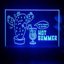 ADVPRO Hot Summer - Let’s have a drink Tabletop LED neon sign st5-j5077 - Blue
