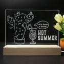 ADVPRO Hot Summer - Let’s have a drink Tabletop LED neon sign st5-j5077 - 7 Color