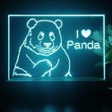 ADVPRO I love panda Tabletop LED neon sign st5-j5080 - Sky Blue