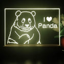 ADVPRO I love panda Tabletop LED neon sign st5-j5080 - Yellow