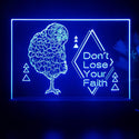 ADVPRO Don't lose your faith Tabletop LED neon sign st5-j5081 - Blue