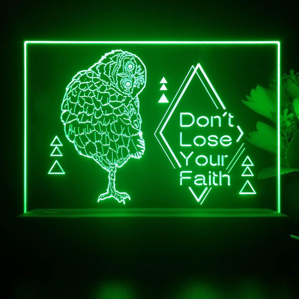ADVPRO Don't lose your faith Tabletop LED neon sign st5-j5081 - Green