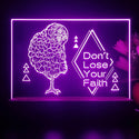 ADVPRO Don't lose your faith Tabletop LED neon sign st5-j5081 - Purple