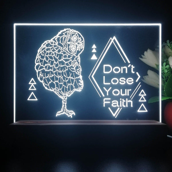 ADVPRO Don't lose your faith Tabletop LED neon sign st5-j5081 - White
