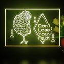 ADVPRO Don't lose your faith Tabletop LED neon sign st5-j5081 - Yellow