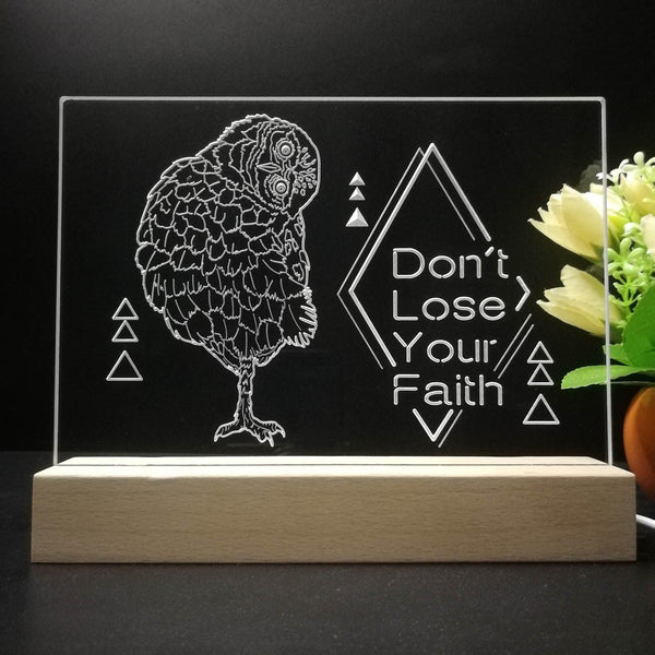 ADVPRO Don't lose your faith Tabletop LED neon sign st5-j5081 - 7 Color