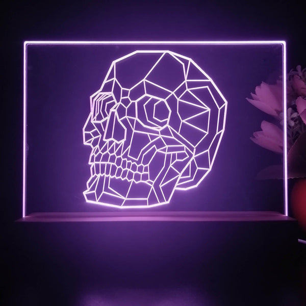 ADVPRO Skull head outline Tabletop LED neon sign st5-j5086 - Purple
