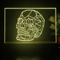 ADVPRO Skull head outline Tabletop LED neon sign st5-j5086 - Yellow