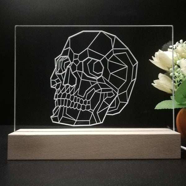 ADVPRO Skull head outline Tabletop LED neon sign st5-j5086 - 7 Color