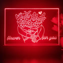 ADVPRO Flower for you Tabletop LED neon sign st5-j5088 - Red