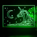 ADVPRO Unicorn in graphic format Tabletop LED neon sign st5-j5093 - Green