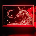 ADVPRO Unicorn in graphic format Tabletop LED neon sign st5-j5093 - Red
