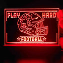 ADVPRO Play Hard Football Tabletop LED neon sign st5-j5098 - Red
