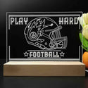 ADVPRO Play Hard Football Tabletop LED neon sign st5-j5098 - 7 Color