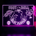 ADVPRO Football – bast player Tabletop LED neon sign st5-j5099 - Purple