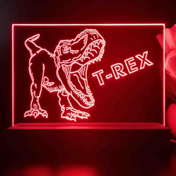ADVPRO T-Rex Tabletop LED neon sign st5-j5100 - Red