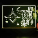 ADVPRO Velociraptor Tabletop LED neon sign st5-j5101 - Yellow