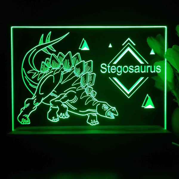 ADVPRO Stegosaurus Tabletop LED neon sign st5-j5102 - Green