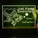 ADVPRO Ocean  series - golden fish Tabletop LED neon sign st5-j5103 - Yellow