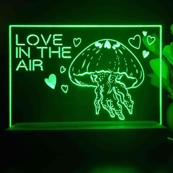 ADVPRO Ocean  series – jellyfish Tabletop LED neon sign st5-j5104 - Green