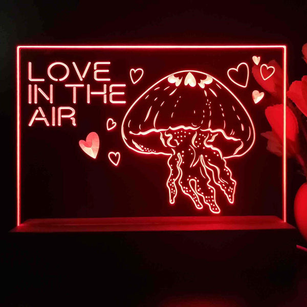 ADVPRO Ocean  series – jellyfish Tabletop LED neon sign st5-j5104 - Red