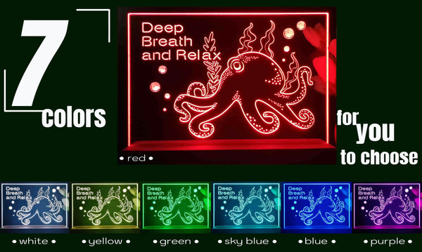ADVPRO Ocean  series – octopus Tabletop LED neon sign st5-j5105
