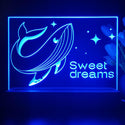 ADVPRO Ocean  series – whale Tabletop LED neon sign st5-j5106 - Blue