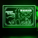 ADVPRO Women warrior freight for battle Tabletop LED neon sign st5-j5112 - Green