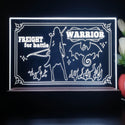 ADVPRO Women warrior freight for battle Tabletop LED neon sign st5-j5112 - White