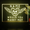 ADVPRO Angel Ring - Would you marry me? Personalized Tabletop LED neon sign st5-p0001-tm - Yellow