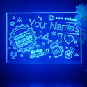 ADVPRO Home Bar with graphic icons Personalized Tabletop LED neon sign st5-p0002-tm - Blue