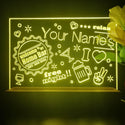 ADVPRO Home Bar with graphic icons Personalized Tabletop LED neon sign st5-p0002-tm - Yellow