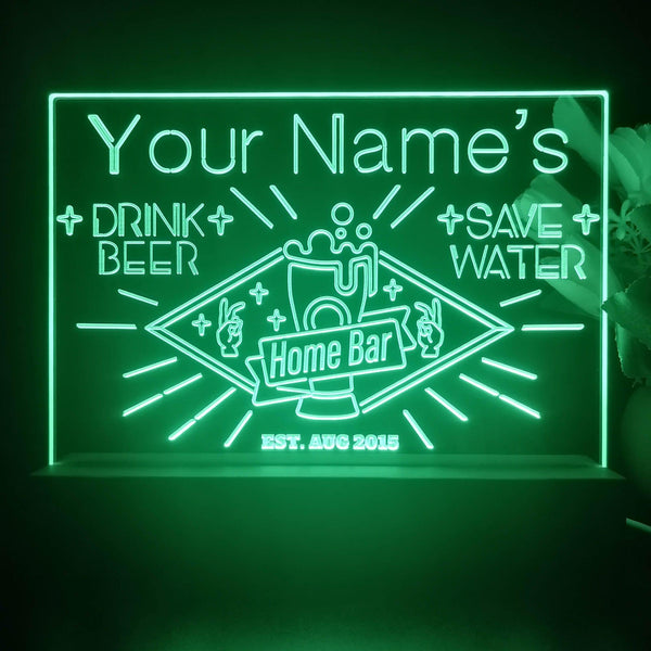 ADVPRO Home Bar with victory flashing sign Personalized Tabletop LED neon sign st5-p0004-tm - Green