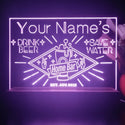 ADVPRO Home Bar with victory flashing sign Personalized Tabletop LED neon sign st5-p0004-tm - Purple