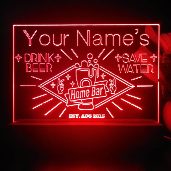 ADVPRO Home Bar with victory flashing sign Personalized Tabletop LED neon sign st5-p0004-tm - Red