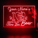 ADVPRO Home Bar – I love beer Personalized Tabletop LED neon sign st5-p0005-tm - Red