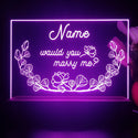 ADVPRO Would you marry me? Personalized Tabletop LED neon sign st5-p0009-tm - Purple