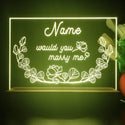 ADVPRO Would you marry me? Personalized Tabletop LED neon sign st5-p0009-tm - Yellow