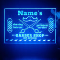 ADVPRO Barber Shop_01 Icon at the middle Personalized Tabletop LED neon sign st5-p0010-tm - Blue