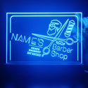 ADVPRO Berber Shop_05 Neon feel with man Personalized Tabletop LED neon sign st5-p0014-tm - Blue