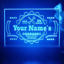 ADVPRO Garage_Tool icon with open 24 hours Personalized Tabletop LED neon sign st5-p0018-tm - Blue