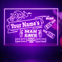 ADVPRO Man Cave_Drink beer with moon Personalized Tabletop LED neon sign st5-p0019-tm - Purple