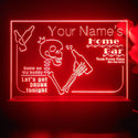 ADVPRO Home Bar_Skill drink beer Personalized Tabletop LED neon sign st5-p0023-tm - Red