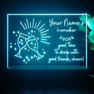 ADVPRO Home Bar_Girlish Style Personalized Tabletop LED neon sign st5-p0024-tm - Sky Blue