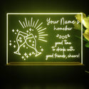 ADVPRO Home Bar_Girlish Style Personalized Tabletop LED neon sign st5-p0024-tm - Yellow