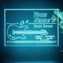 ADVPRO Band Room Vertical Big Guitar Personalized Tabletop LED neon sign st5-p0027-tm - Sky Blue